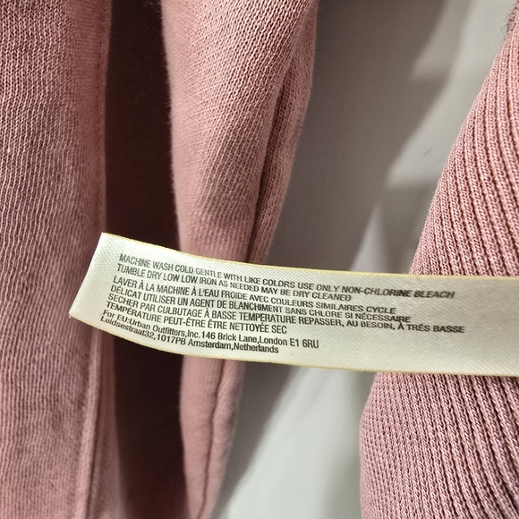 Anthropologie Daily Practice Sweatshirt Cutout Keyhole Cropped Crop Mockneck M - Picture 12 of 13